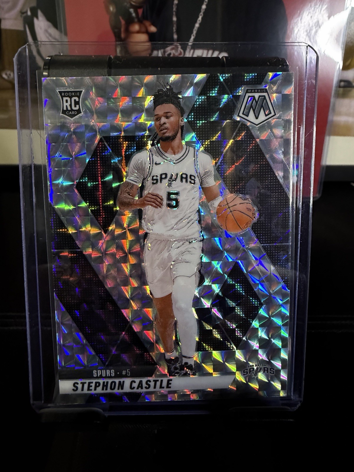 2024-25 Panini Mosaic - Rookies Stephon Castle #236 Mosaic Prizm (RC)
