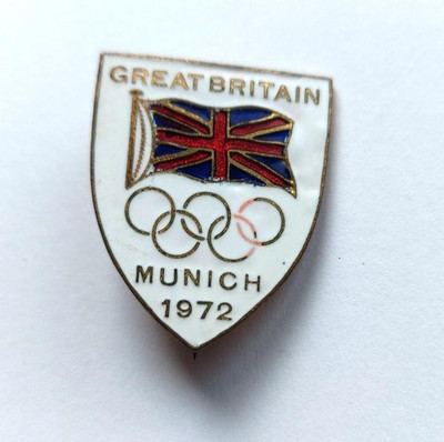 Olympics Sports Pin Badge - GREAT BRITAIN 1972 München  - Olympic Pin Munich