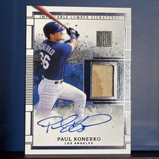 2025 Panini Impeccable - Impeccable Lumber Signatures Paul Konerko #ILS-PK...