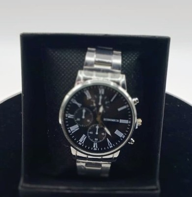 Formal Sliver Watch Stainless , Large Dial  Easy To Read, Perfect Gifts For Him