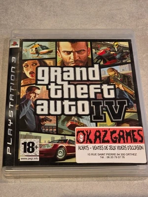 GTA GRAND THEFT AUTO IV 4 SONY PLAYSTATION 3 PS3 OR - Photo 1/3