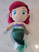 Disney Store My Little Mermaid Ariel 12" Toddler Baby Stuffed Plush Doll Mermaid