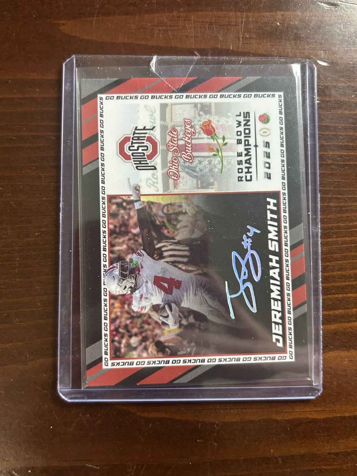 2025 Rose Bowl Jeremiah Smith Foil Holo Auto /449