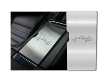 Jack Roush Brushed Center Console Lid Trim Panel Cup Holder for 10-14 Mustang