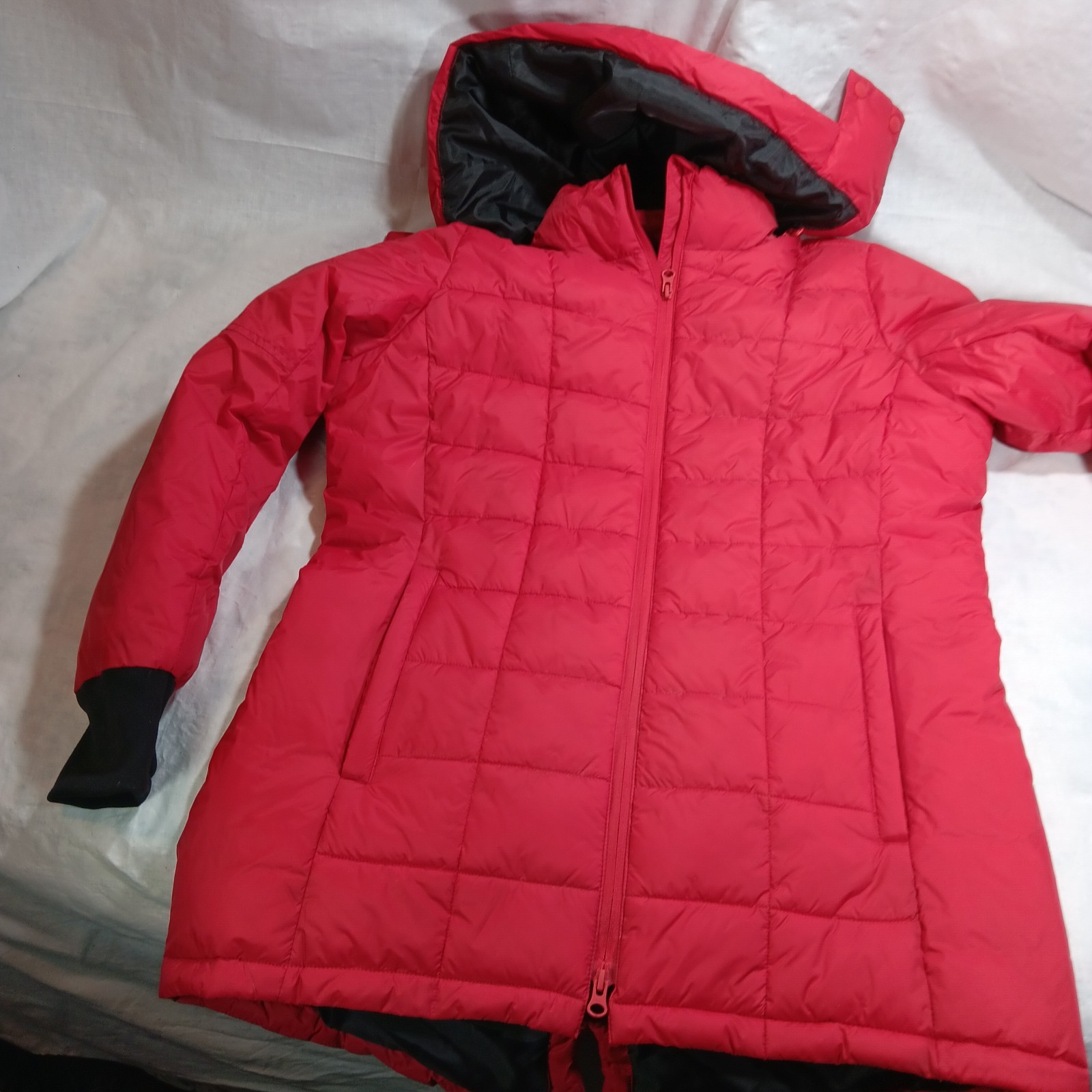 Swiss Tech Women's Navy Mid-Length Puffer Jacket Sizes Medium