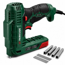 Image of Parkside 2in1 Electric Stapler Nailer Tacker With Replacement Staples And Nails
