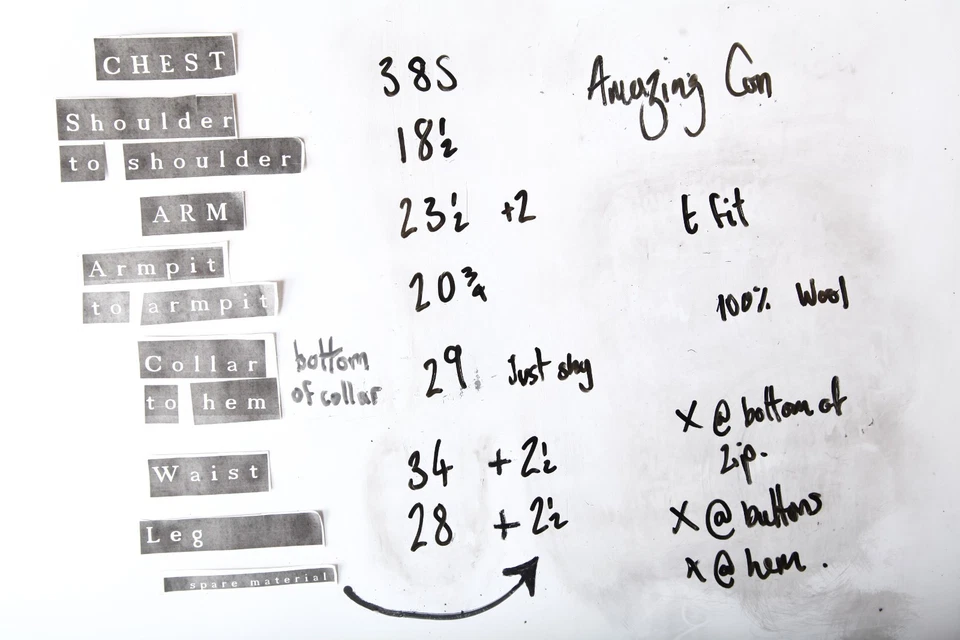 Huntsman & Sons Savile Row suit  38S 34W 28L navy stripe canvassed working cuff - Image 2 of 4