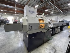 2001 Citizen L-20 VII Swiss CNC Lathe w/ Bar Feeder & Cool Blaster CB510