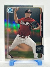 Yoan Lopez 2015 Bowman Draft Chrome Refractor #2 - Arizona Diamondbacks