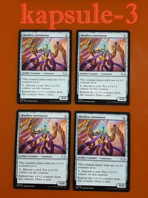 4x Mindless Automaton | Edge of Eternities Commander | MTG Magic Cards