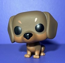 Funko Pop! Dachshund #7 vinilo marrón perro doxie wiener perro mascotas SIN CAJA abovedada