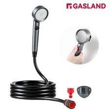 Gasland High-Pressure Camping Shower Head - 3 Modes, 3.5m Hose, Rainfall Effect