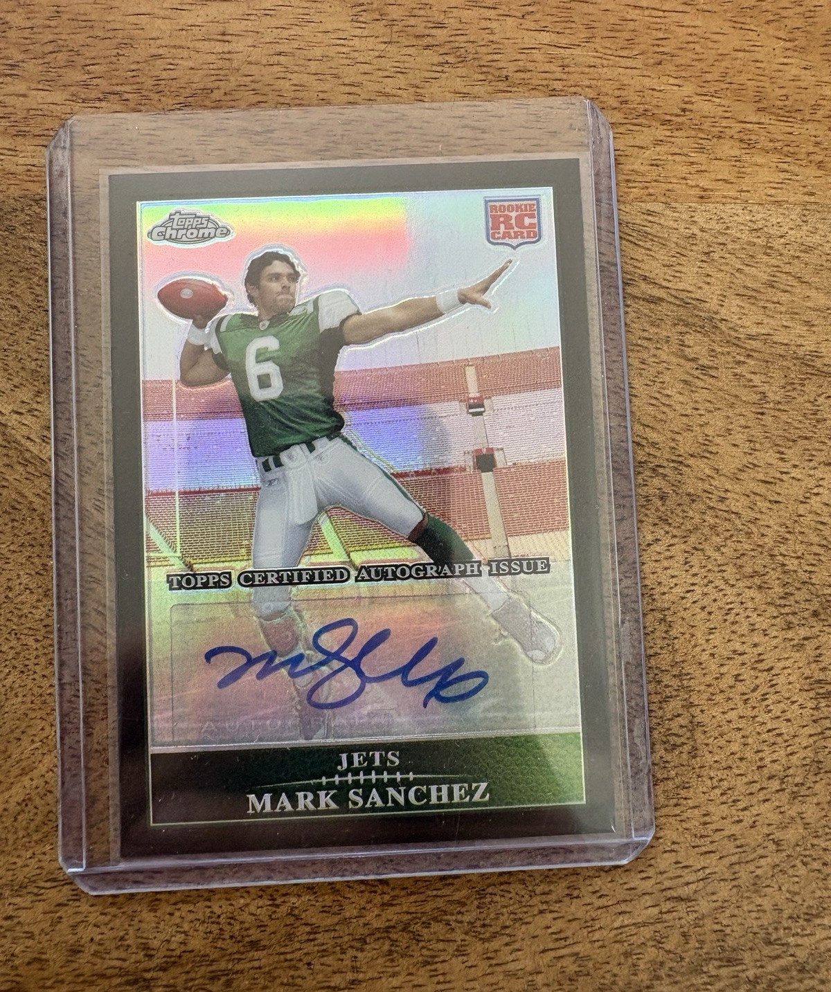 Mark Sanchez Topps Chrome #TC220 Autograph-Refractor