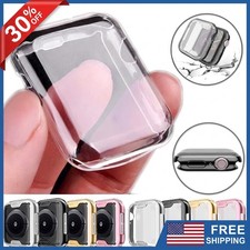 Screen Protector Cover TPU Case Apple Watch Series SE 6 5 4 3 38/40/42/44mm