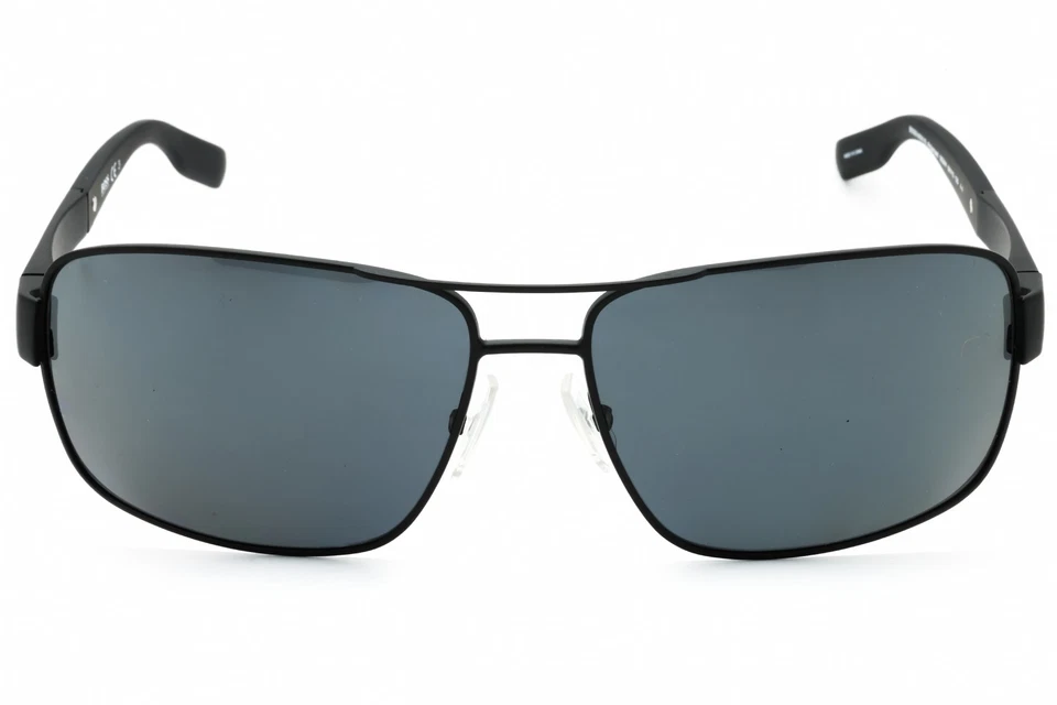 Gafas de sol HUGO BOSS 0521/S 0003 AH marco negro mate gris lente polarizada 64 mm Foto 2 de 4
