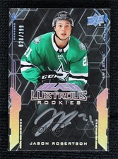 2020-21 SPx UD Black Lustrous Rookie Signatures Tier 1 Jason Robertson Auto a4m