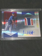 2020 Panini Absolute - Absolute Jersey Signatures Jonathan Hernandez #AJS-JH Re