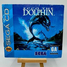 Ecco The Dolphin Sega CD Manual - Instruction Booklet - Original Instructions