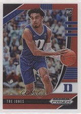 2020-21 Panini Prizm Draft Picks Red Prizm 214/299 Tre Jones #37 in5