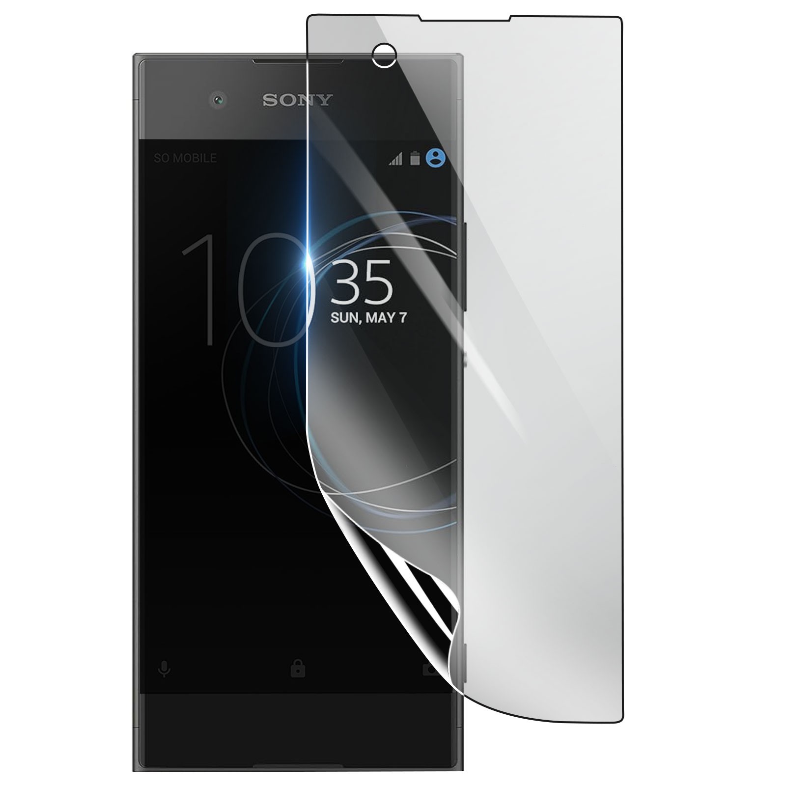 Film hydrogel antichoc Sony Xperia XA1 protection écran incassable et transparente