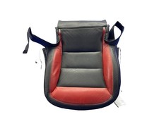 2012 Chevy Corvette C6 Front Left Lower Bucket Seat Cushion Red Black