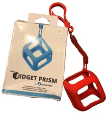 The Original Fidget Red Cube Prism Wrap Protector with Keychain-Brand New-SHIP24
