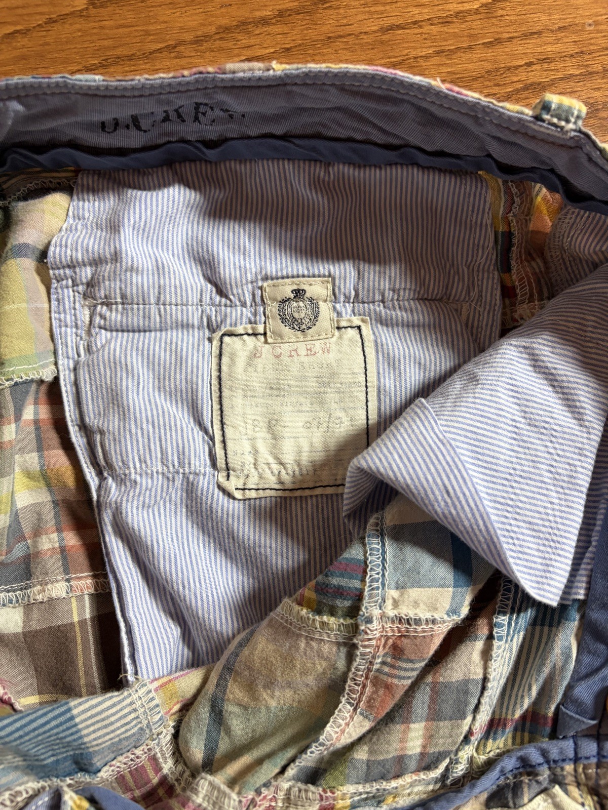 Vintage ~ J.Crew Plaid  Shorts ~ Patchwork Preppy… - image 6