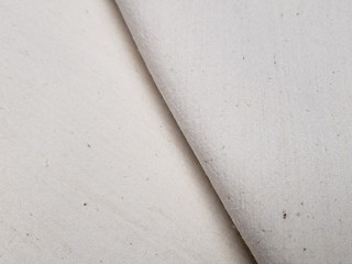 2 Yds Vintage 1940s Antique Cotton Fabric Off White Muslin Flour Sack 37" wd