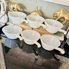 6 Vintage FIRE KING Oven Proof Soup