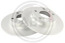 2x Bremsscheibe A.B.S. 18859 Grauguss für RENAULT MEGANE 4 B9A K9A CAPTUR 2 TCe