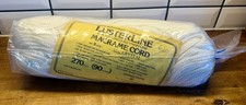 LUSTERLINE WHITE MACRAME Craft CORD Size 8 Thick Braided 270 Feet/90 Yards 7mm