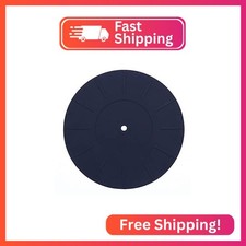 Turntable Mat, 7" Silicone Rubber Record Vinyl Slipmat Universal for All Record