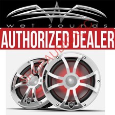 Wet Sounds REVO 8 XS-W-SS V3 - Revolution Series 8" RGB LED Marine speakers