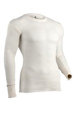 Indera Traditional Long Johns - Thermal Long Sleeve - Natural - Men Size 4XL