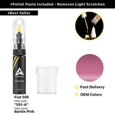 Touch up Paint for Fiat 500 Code: 591/A Barbie Pink