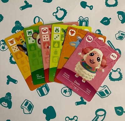 Nintendo Animal Crossing Originale Amiibo Karten Serie 1 - 5
