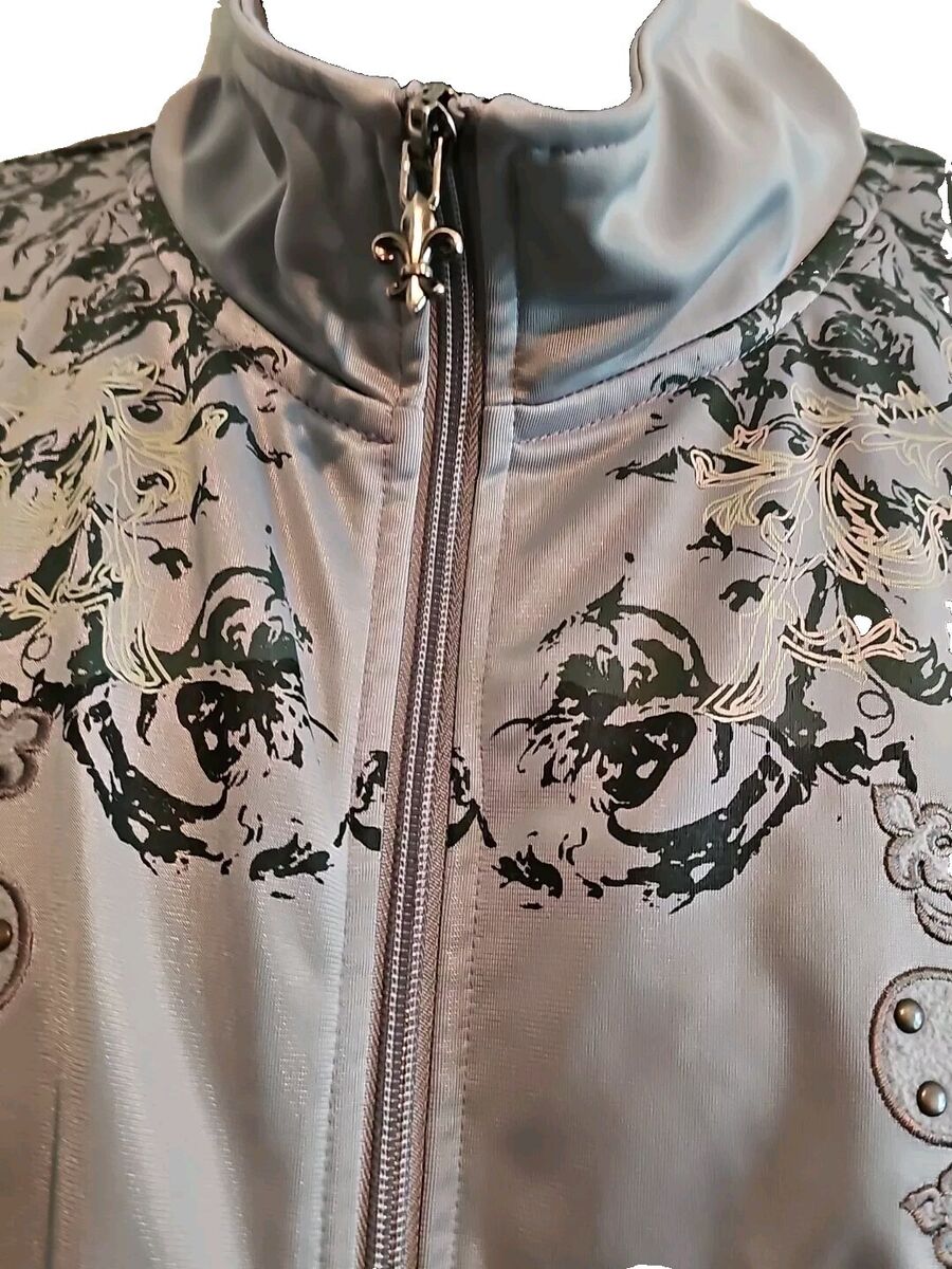 Vtg Men's Franky Max Full Zip Y2K Graphic Printed Track Vtg Men's Franky Max Full Zip Y2K Graphic Printed Track