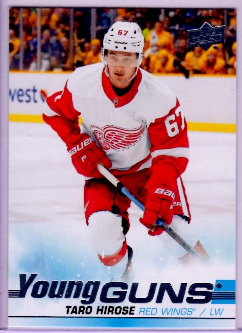 2019-20 Upper Deck Series 1 Taro Hirose Young Guns Rookie Card # 215