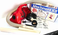 Vtg Dirt Devil Model 103 Hand Vacuum w/ Model 192 Attachment Kit, Good Condition
