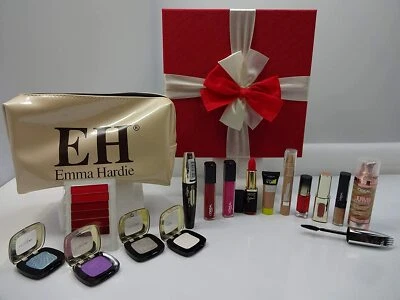 MIX BRANDS L'Oreal 15pc Make Up Beauty Gift Set + Emma Hardie Make Up Bag + Free Foundation