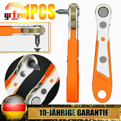 Ratschenschlüssel Magnetisch 1/4 Zoll Ratschen Wendeschrauber für Gadgets Autos