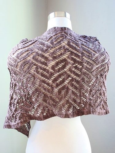 "Kalinka Shawl" Annie's Signature Designs Knitting Pattern Leaflet: Intermediate - Picture 3 of 3