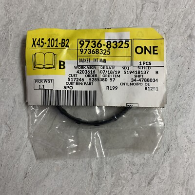 Genuine GM Intake Manifold Gasket Part # 97368325 NEW SEALED | eBay