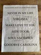 Marcus King Band Concert Set List 8/16/19 Grand Rapids Van Andel Arena