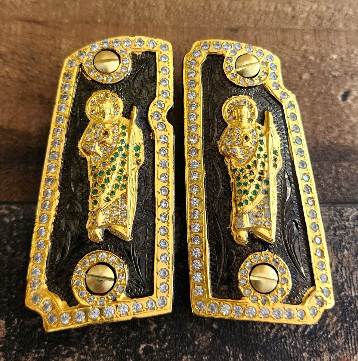 Kimber Micro 9 Grips Judas Mexican Style Zirconias Custom Made