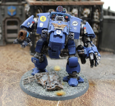 Ultramarines Redemptor Dreadnought, Artist Painted, ID#1570