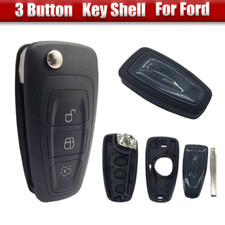 Cubierta de carcasa de llavero de coche para Ford Focus Transit Fiesta Kuga S-Max C-Max Monde