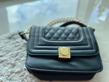 Timeless Sophistication: Christian Lacroix Black Galaxie Handbag