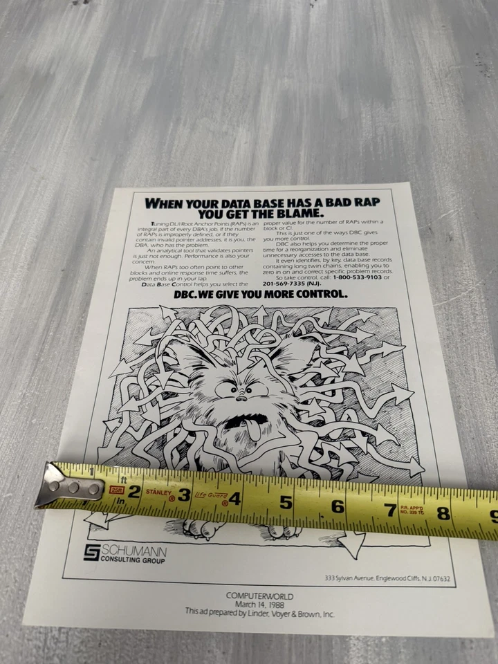 COMPUTERWORLD Advertisement Ad Linder, Voyer & Brown 1988 - Image 4 of 4