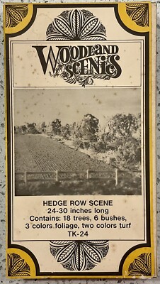 Woodland Scenics Hardwood Forrest TK28 & Hedge Row Scene TK24 (2